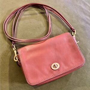 Coach Brown Leather Crossbody Bag